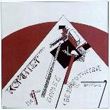 Beat the Whites with the Red Wedge, 1920-Lazar Markovich Lissitzky-Framed Premier Image Canvas