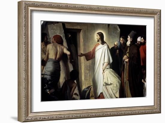 Lazarus-Carl Bloch-Framed Giclee Print