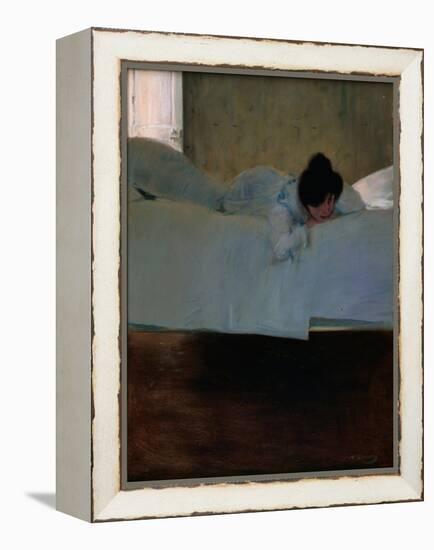 Laziness-Ramon Casas-Framed Premier Image Canvas