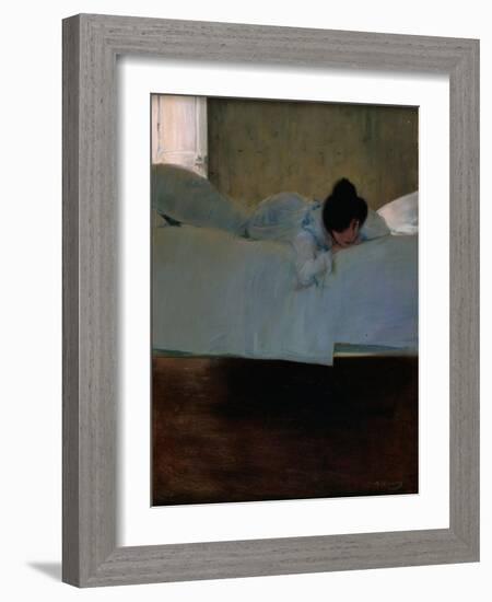 Laziness-Ramon Casas-Framed Giclee Print