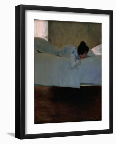 Laziness-Ramon Casas-Framed Giclee Print