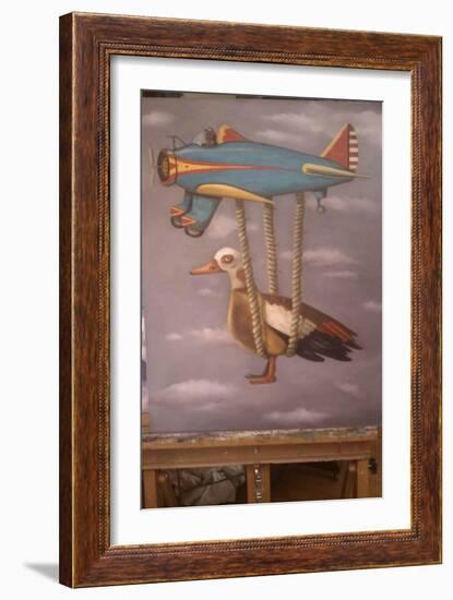 Lazy Bird 1-Leah Saulnier-Framed Giclee Print