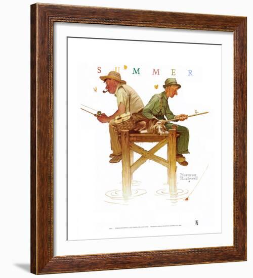 Lazy Days-Norman Rockwell-Framed Art Print