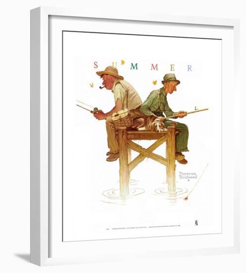 Lazy Days-Norman Rockwell-Framed Art Print