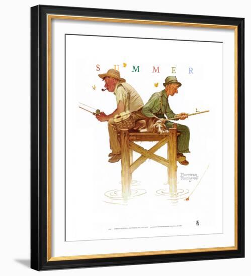 Lazy Days-Norman Rockwell-Framed Art Print