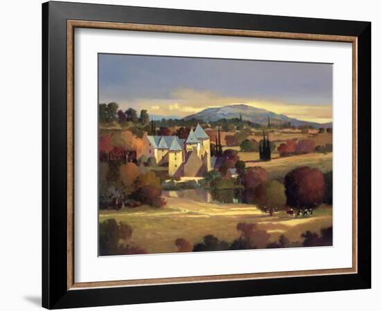 Lazy Evening, St. Genies-Max Hayslette-Framed Giclee Print