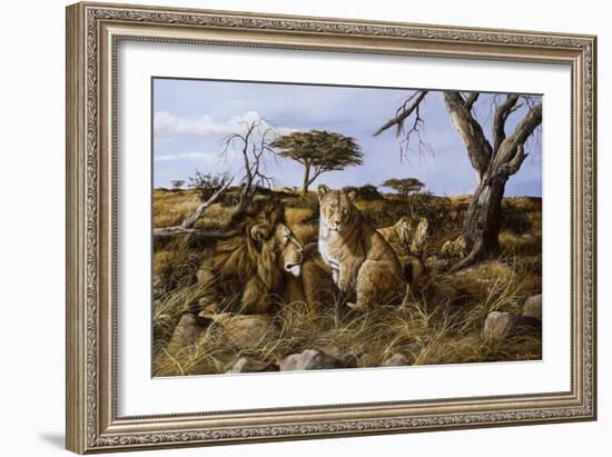 Lazy in the Grass-Trevor V. Swanson-Framed Giclee Print