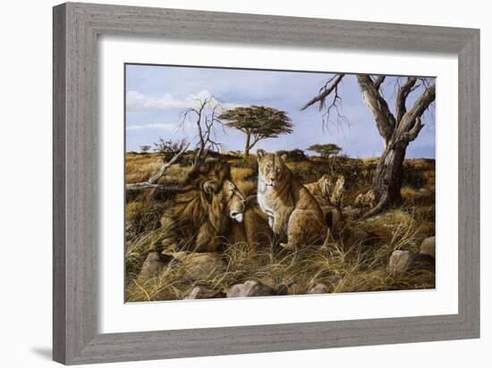 Lazy in the Grass-Trevor V. Swanson-Framed Giclee Print