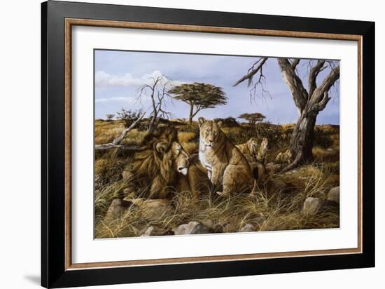 Lazy in the Grass-Trevor V. Swanson-Framed Giclee Print