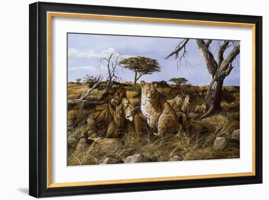 Lazy in the Grass-Trevor V. Swanson-Framed Giclee Print