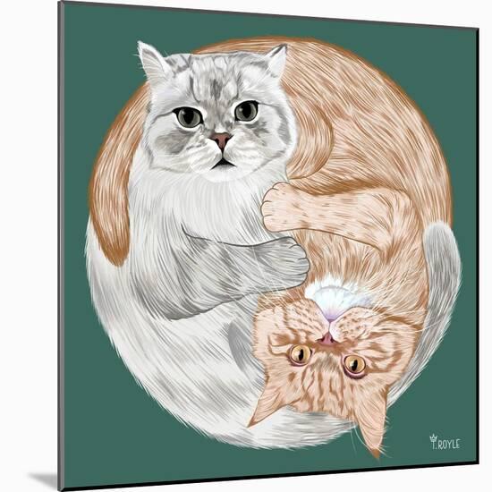 Lazy Sunday Cat III-Tara Royle-Mounted Art Print