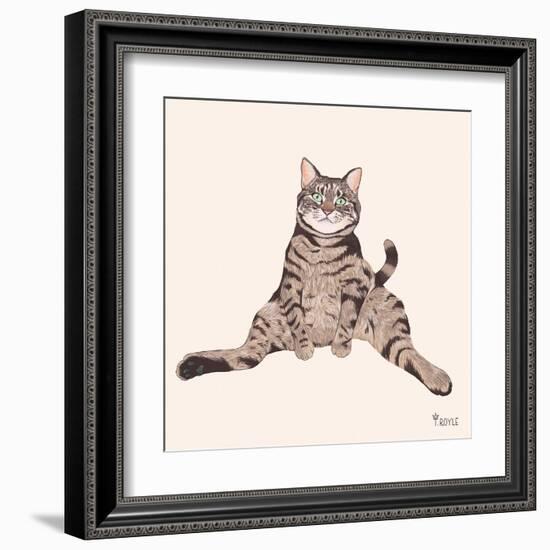 Lazy Sunday Cat IV-Tara Royle-Framed Art Print