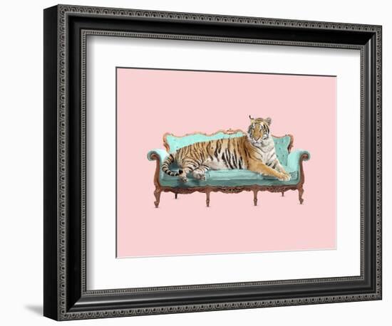 Lazy Tiger-Robert Farkas-Framed Premium Giclee Print