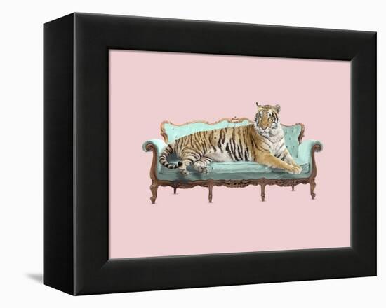 Lazy Tiger-Robert Farkas-Framed Premier Image Canvas