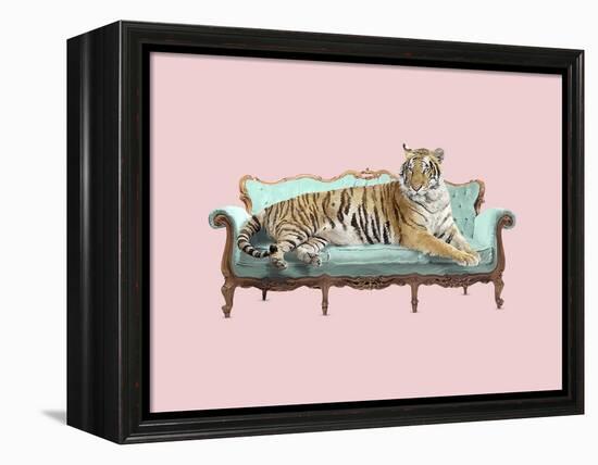 Lazy Tiger-Robert Farkas-Framed Premier Image Canvas