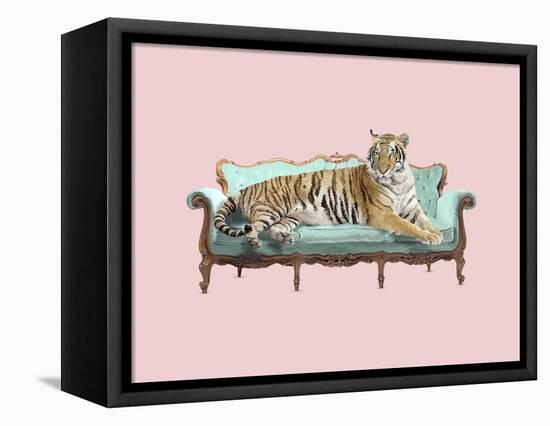 Lazy Tiger-Robert Farkas-Framed Premier Image Canvas