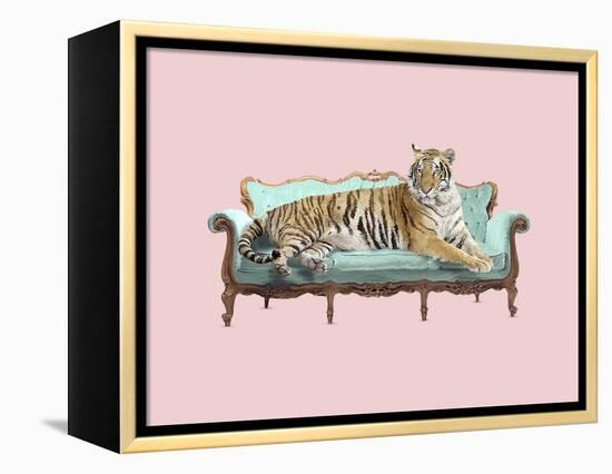 Lazy Tiger-Robert Farkas-Framed Premier Image Canvas