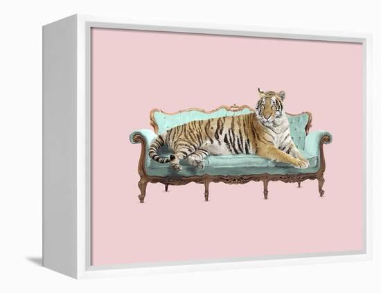 Lazy Tiger-Robert Farkas-Framed Premier Image Canvas