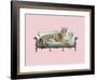 Lazy Tiger-Robert Farkas-Framed Giclee Print