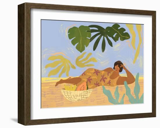 Lazyday-Arty Guava-Framed Giclee Print