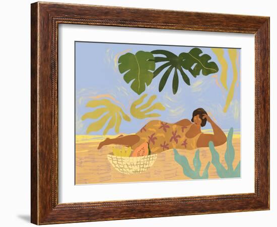 Lazyday-Arty Guava-Framed Giclee Print