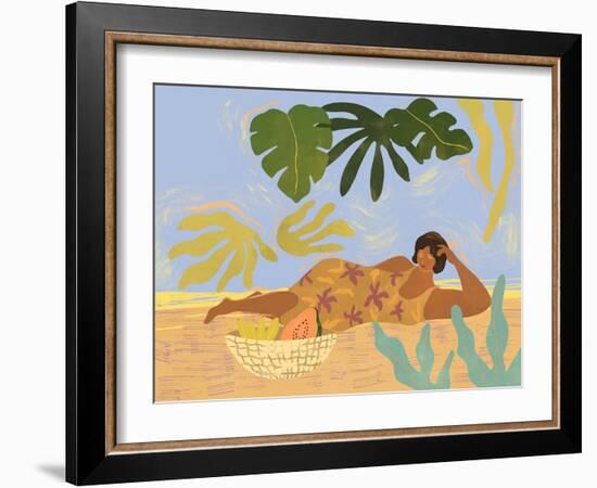 Lazyday-Arty Guava-Framed Giclee Print