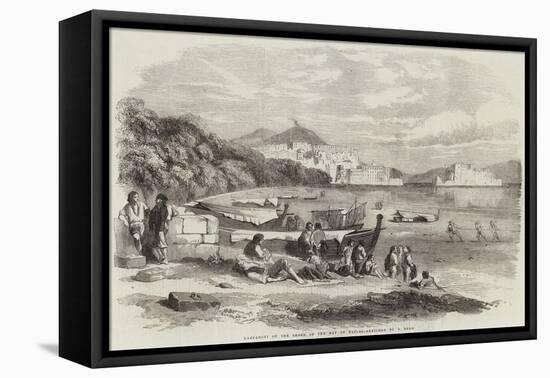 Lazzaroni on the Shore of the Bay of Naples-Samuel Read-Framed Premier Image Canvas