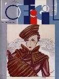 L'Officiel, March 1934 - Chanel-Lbengini & A.P. Covillot-Premium Giclee Print