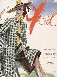 L'Officiel, March 1943 - Chapeau de Jacques Path, Paille de G.R. Pierron-Lbenigni-Framed Stretched Canvas