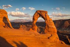 Classic View of Famous Delicate Arch at Sunset, Utah-lbryan-Photographic Print
