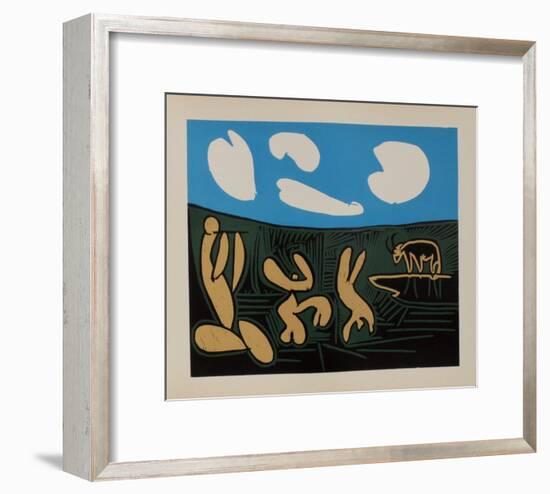 LC - Bacchanale au taureau-Pablo Picasso-Framed Premium Edition