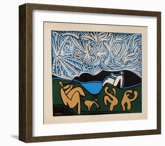 LC - Bacchanale III-Pablo Picasso-Framed Premium Edition