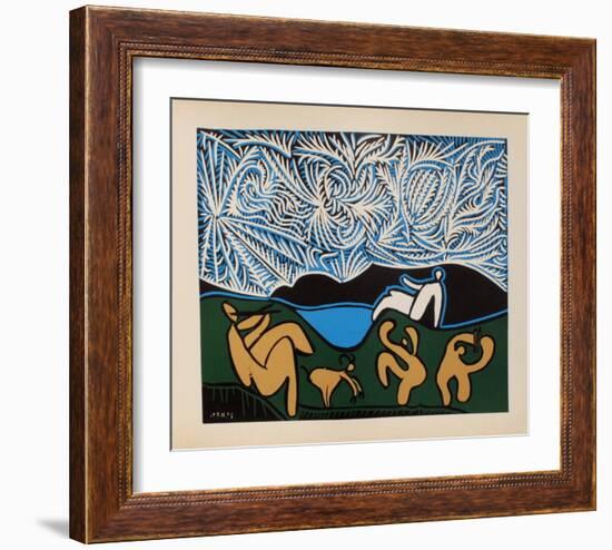 LC - Bacchanale III-Pablo Picasso-Framed Premium Edition