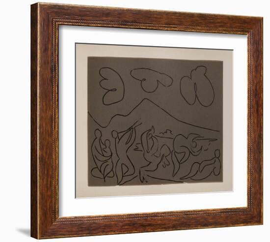 LC - Bacchanale-Pablo Picasso-Framed Collectable Print