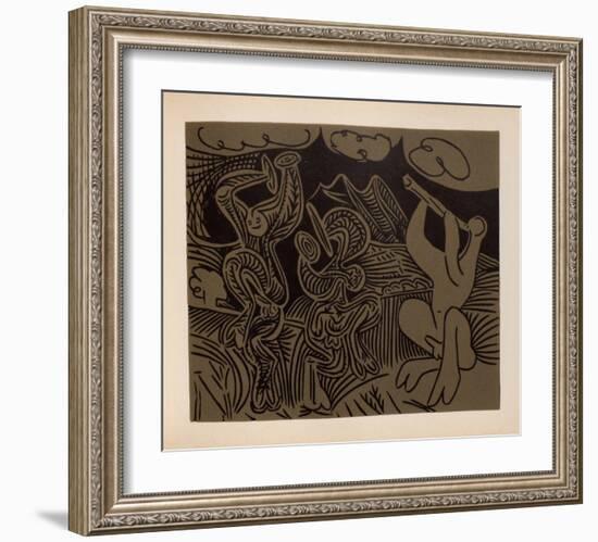 LC - Danseurs et musicien-Pablo Picasso-Framed Collectable Print