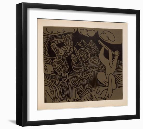 LC - Danseurs et musicien-Pablo Picasso-Framed Collectable Print