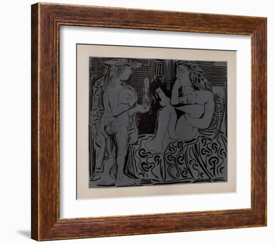 LC - Deux femmes-Pablo Picasso-Framed Premium Edition