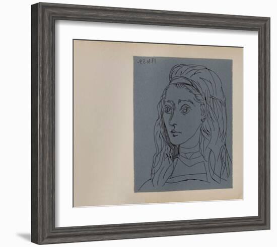 LC - Jacqueline-Pablo Picasso-Framed Premium Edition