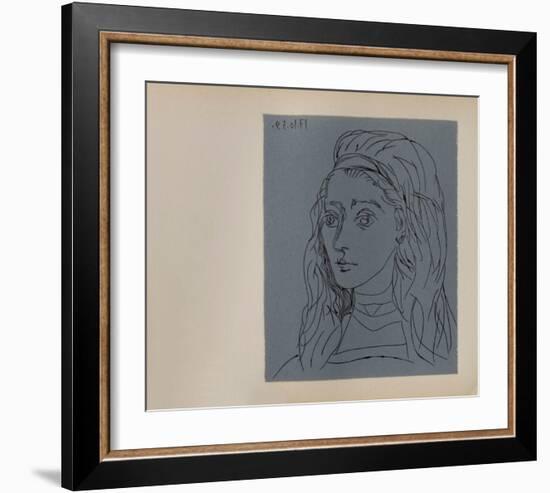 LC - Jacqueline-Pablo Picasso-Framed Premium Edition