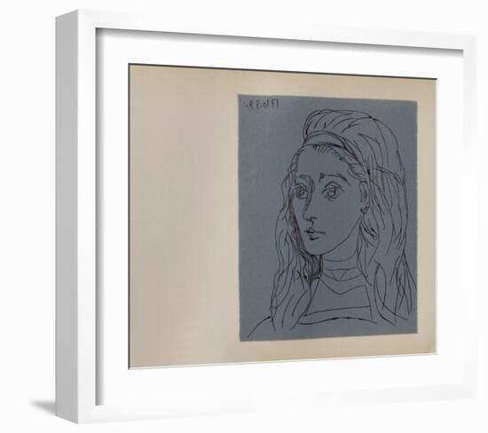 LC - Jacqueline-Pablo Picasso-Framed Premium Edition