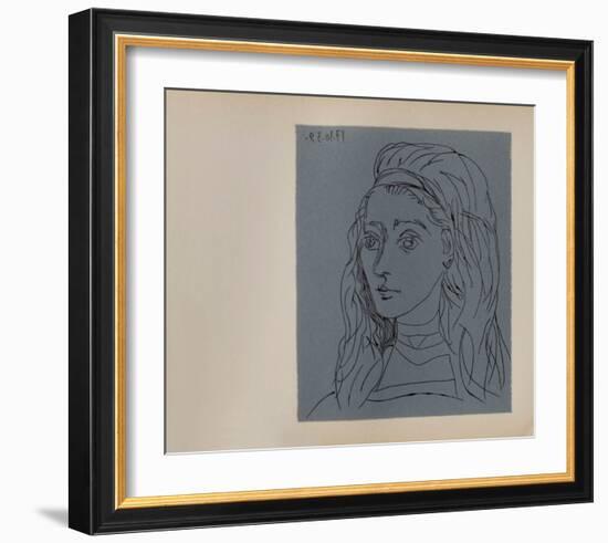 LC - Jacqueline-Pablo Picasso-Framed Premium Edition