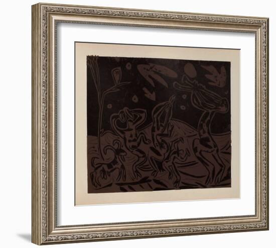 LC - Les danseurs au hibou-Pablo Picasso-Framed Collectable Print