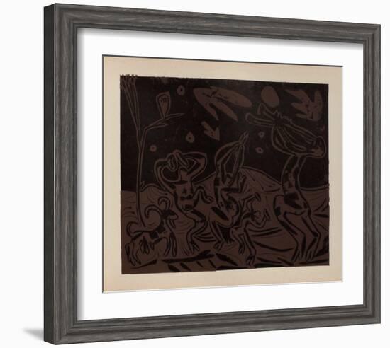 LC - Les danseurs au hibou-Pablo Picasso-Framed Collectable Print