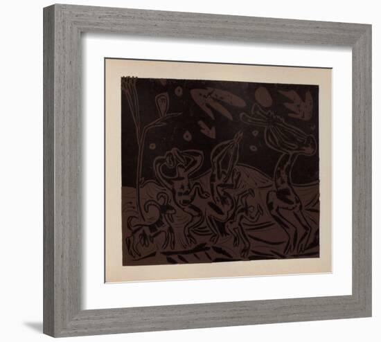 LC - Les danseurs au hibou-Pablo Picasso-Framed Collectable Print