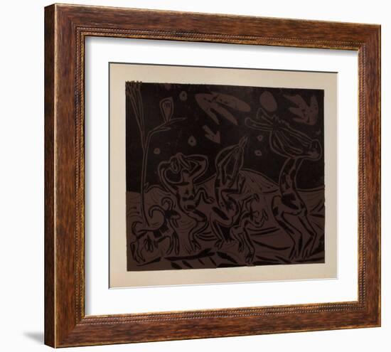 LC - Les danseurs au hibou-Pablo Picasso-Framed Collectable Print