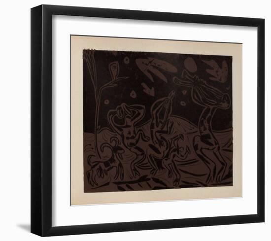 LC - Les danseurs au hibou-Pablo Picasso-Framed Collectable Print