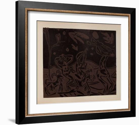 LC - Les danseurs au hibou-Pablo Picasso-Framed Collectable Print