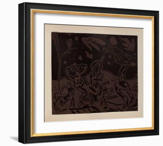 LC - Les danseurs au hibou-Pablo Picasso-Framed Collectable Print