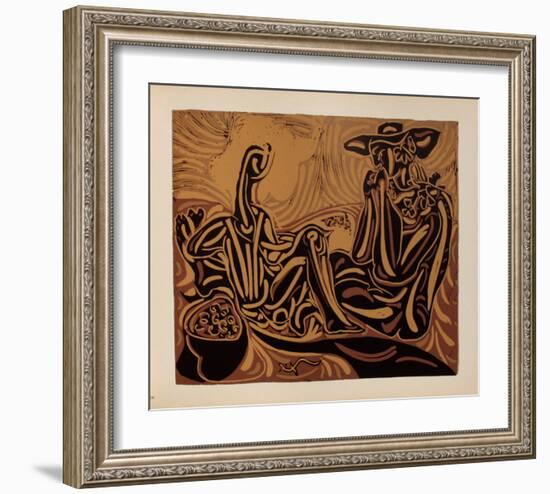 LC - Les vendangeurs-Pablo Picasso-Framed Premium Edition