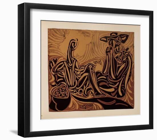 LC - Les vendangeurs-Pablo Picasso-Framed Premium Edition